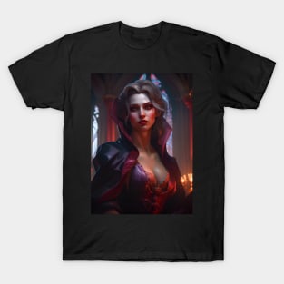 Beautiful Vampire Lady T-Shirt